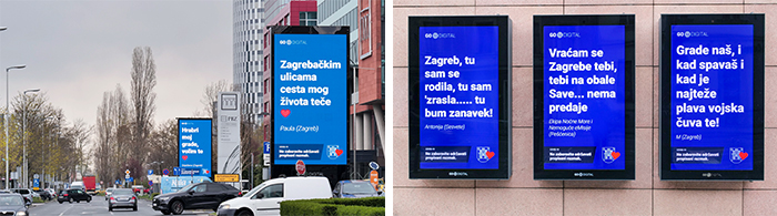 Go2Digital Poruke za Zagreb