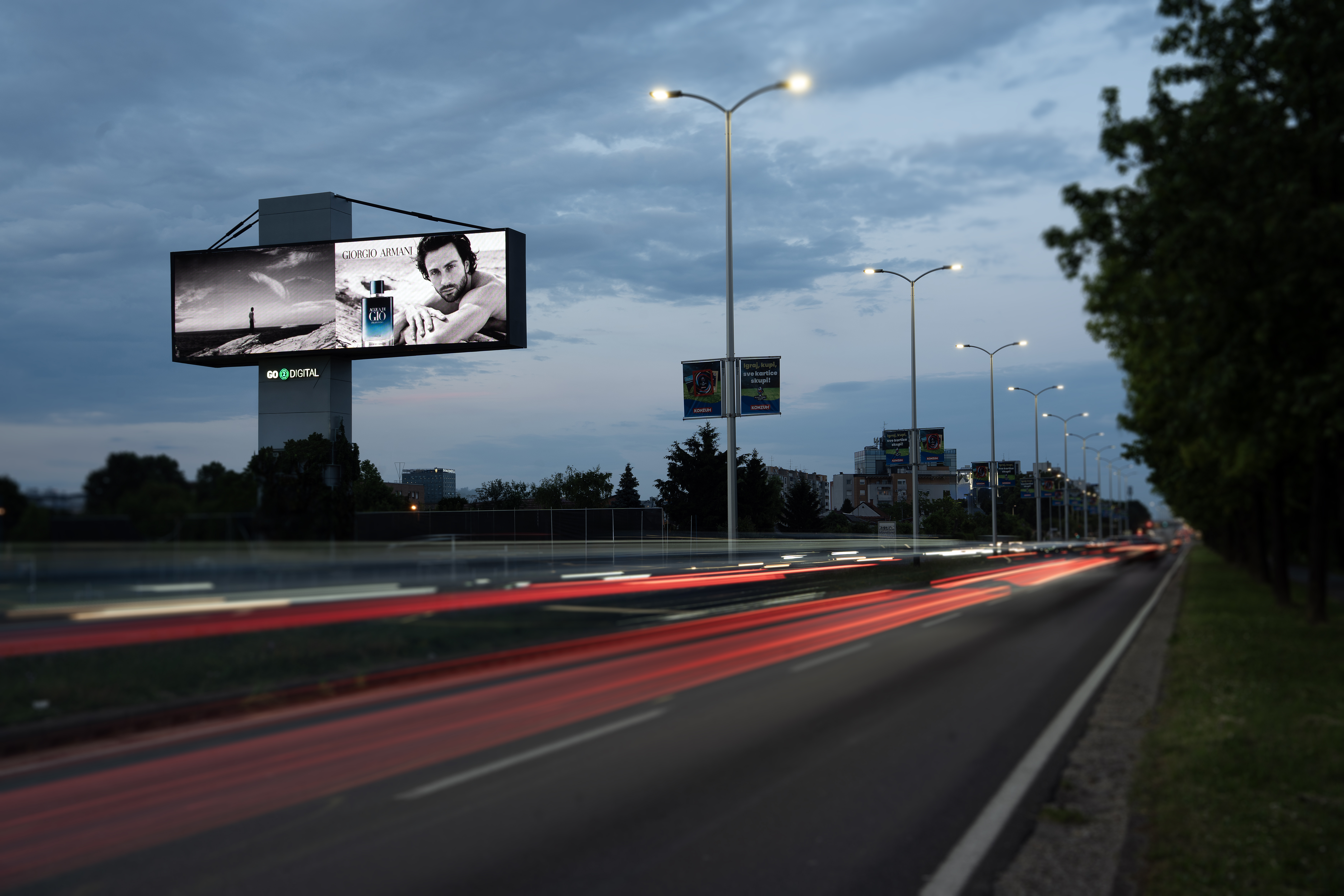 Digitalni billboard na Slavonskoj aveniji